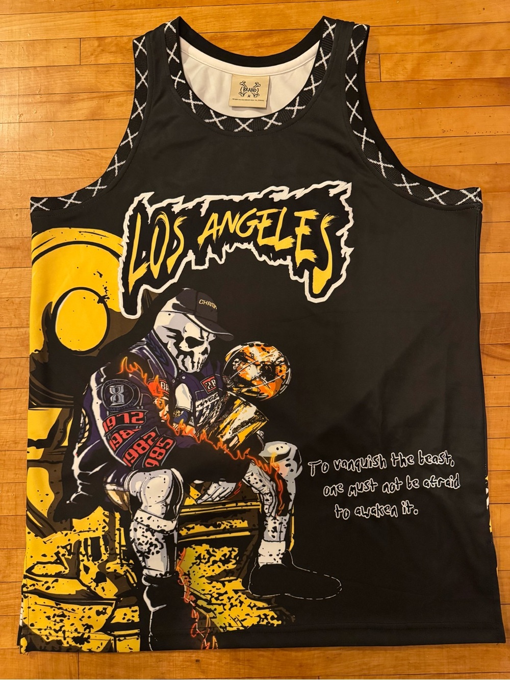 Brand X "Awaken the Beast" Kobe Bryant Los Angeles graphic basketball jersey